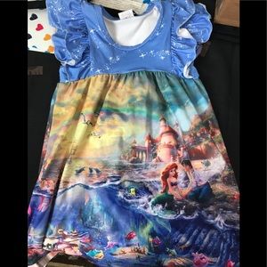 little mermaid dress 4t